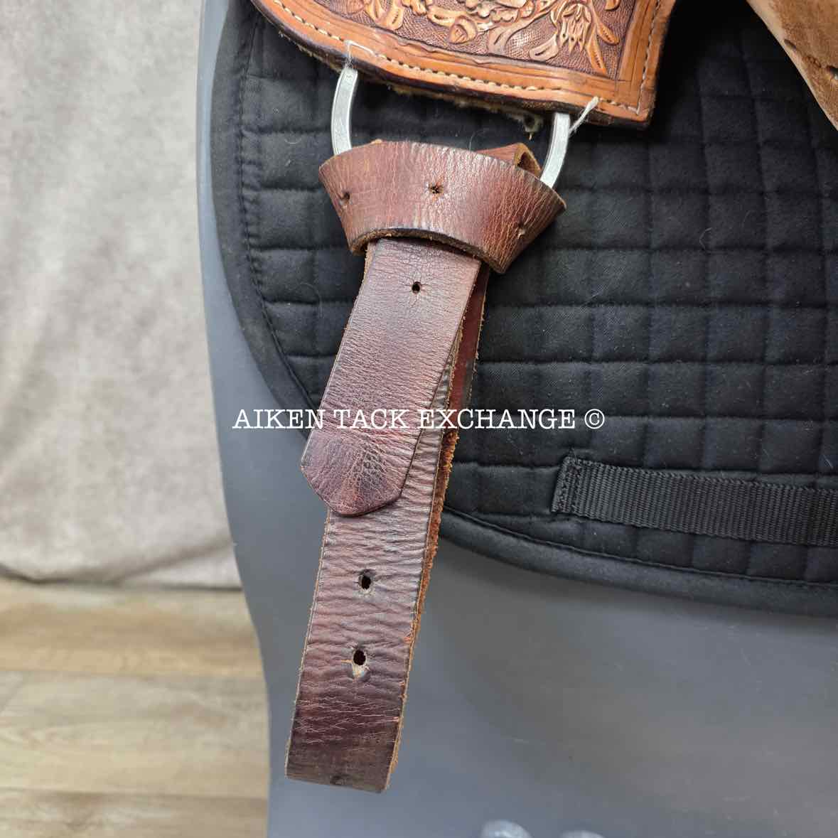 Dale Chavez Western Saddle, 16" Seat, Regular Tree - Semi QH Bars, Comes with Matching Bridle