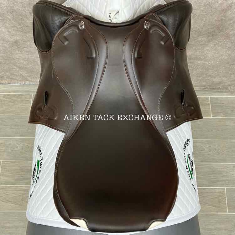 2018 Prestige Michel Robert Close Contact Jump Saddle, 18" Seat, 34 Tree - M/MW, Wool Flocked Panels
