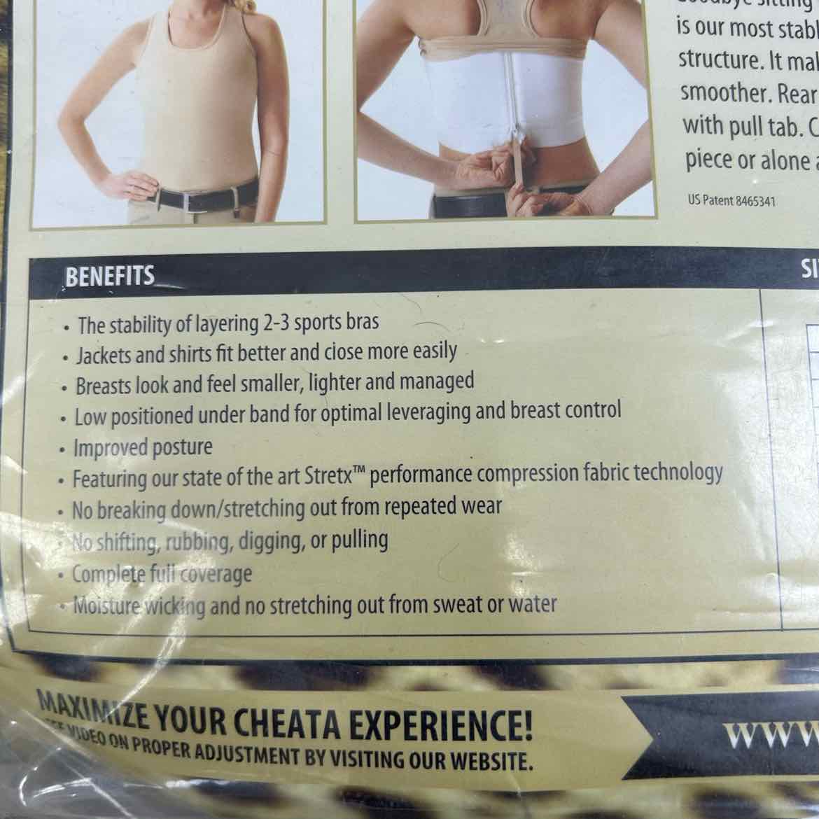 Cheata Trotter Compression Bra, Size Medium
