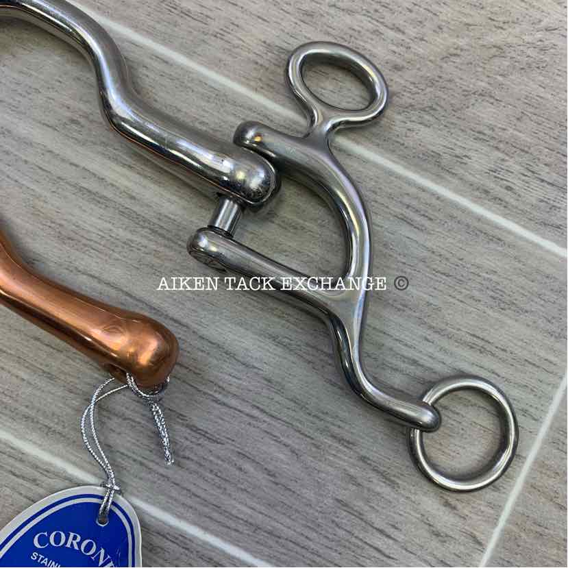 Coronet Interchangable Mouthpiece Bit 5.25" w/ Extra 5" Copper Mouthpiece