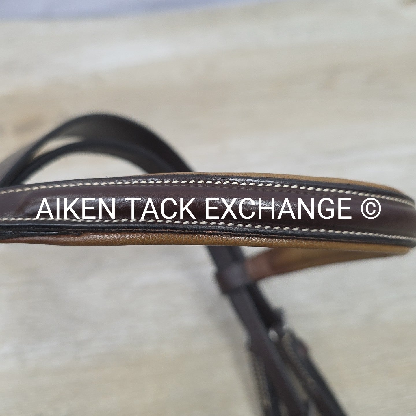 Plain Raised Bridle, No Reins, Brown, Size Pony
