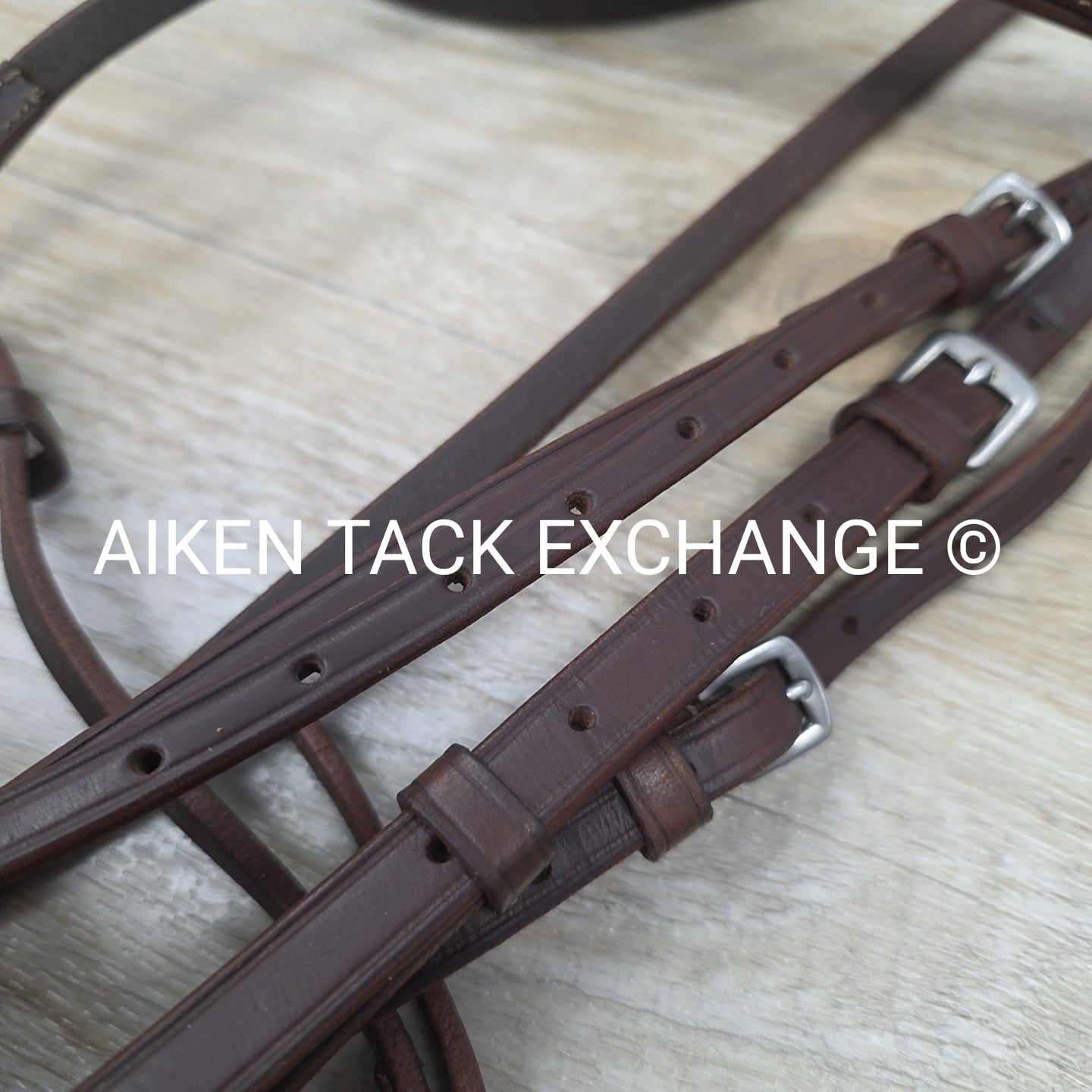 Fancy Stitched Bridle with Laced Reins, Brown, Size Full