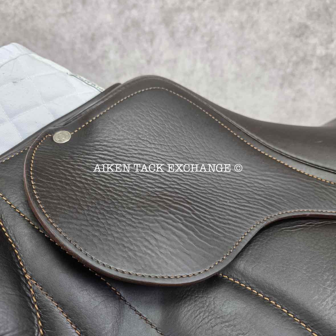 2018 Antares Evolution Monoflap Jump Saddle, 18" Seat, 2AAB Flap, M/MW Tree, Foam Panels, Full Buffalo Leather