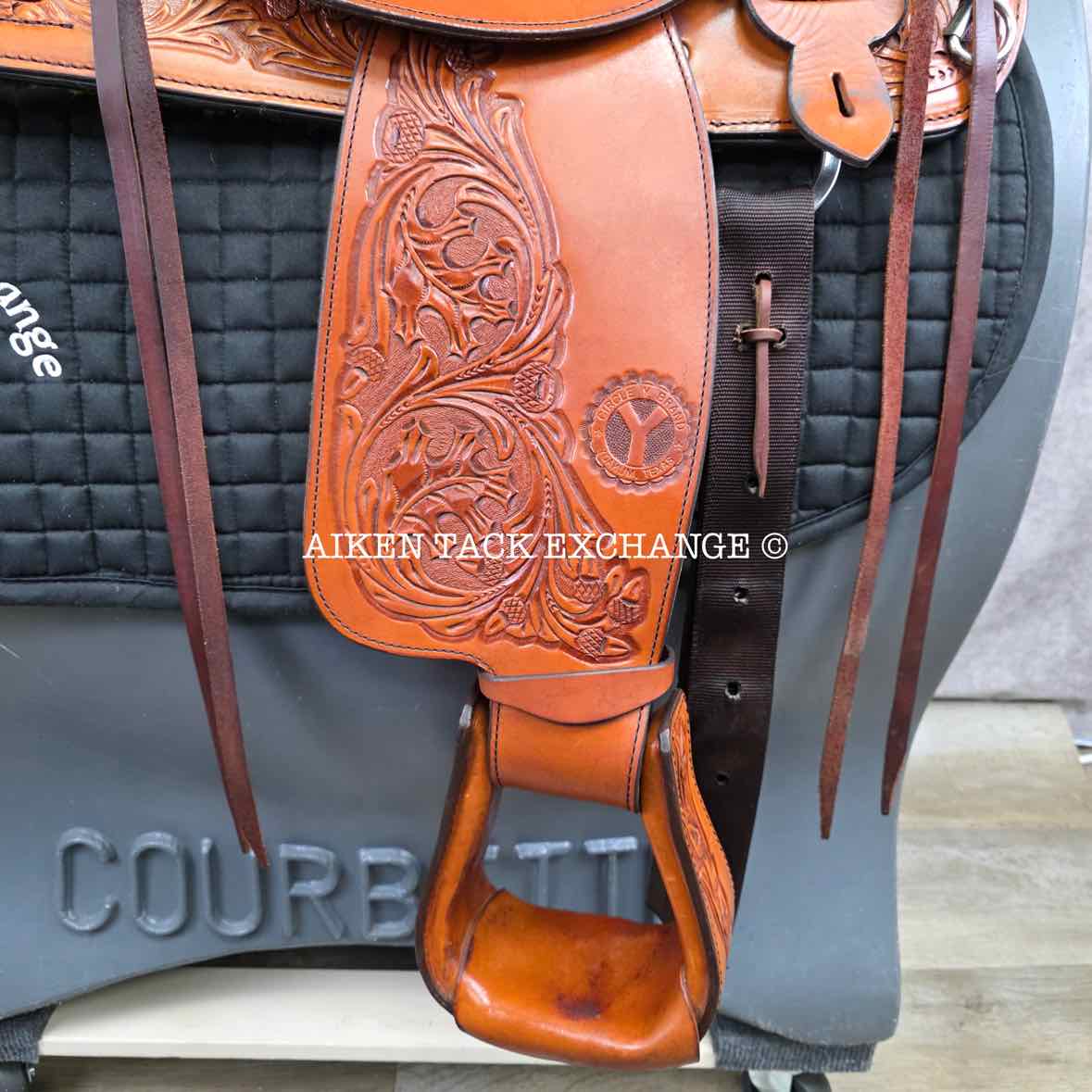 **SOLD** 2005 Circle Y 1553 Flex-Lite Park & Trail Western Saddle, 16" Seat, Regular Flex Lite Tree - Semi QH Bars