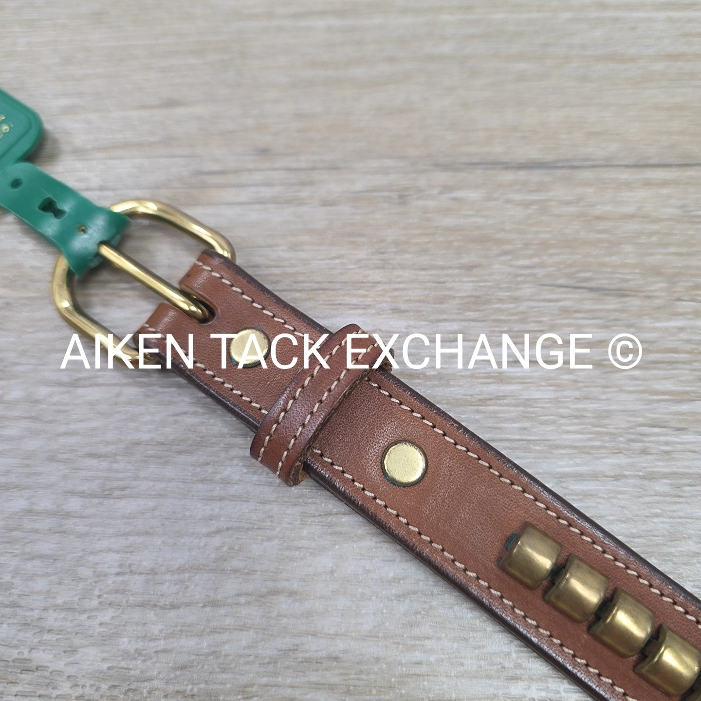 Tory Leather Clincher Brass Buckle Belt, 26"