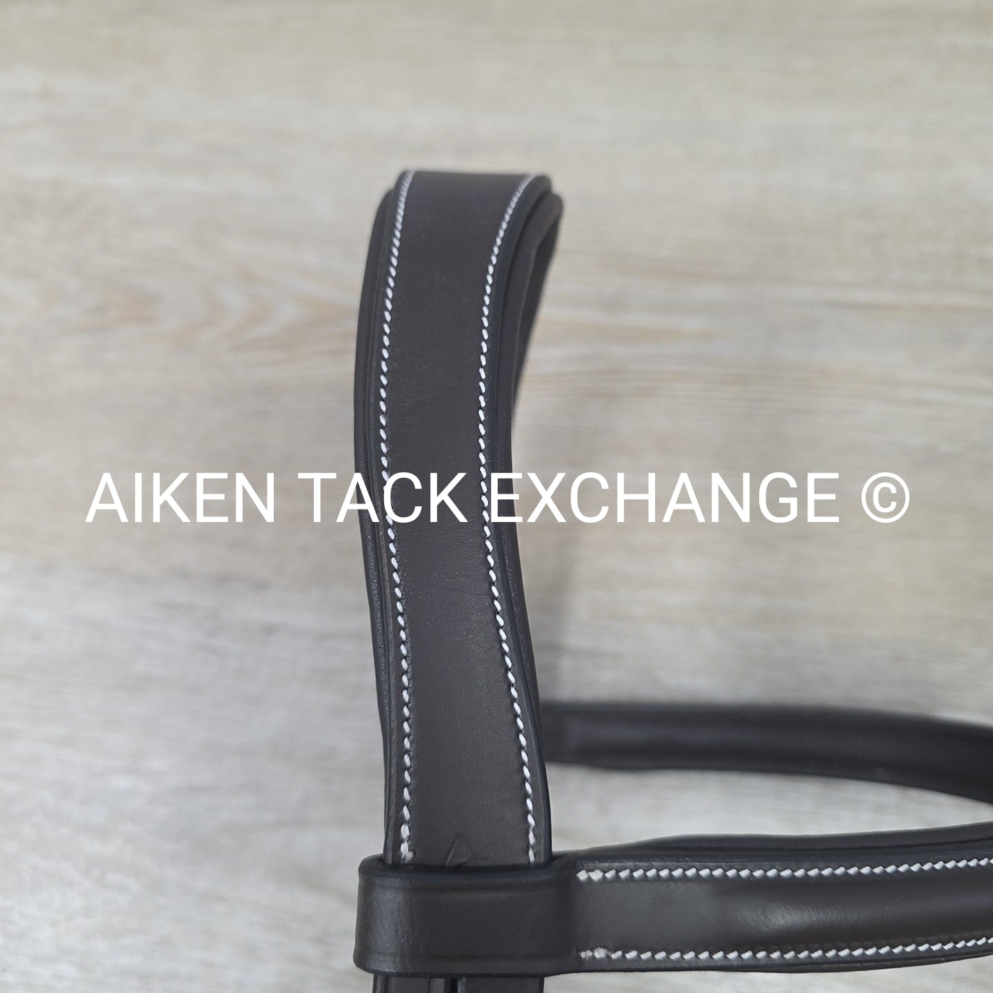 HDR Pro Mono Crown Fancy Stitch Padded Bridle with Reins, Havana Size Full/Horse