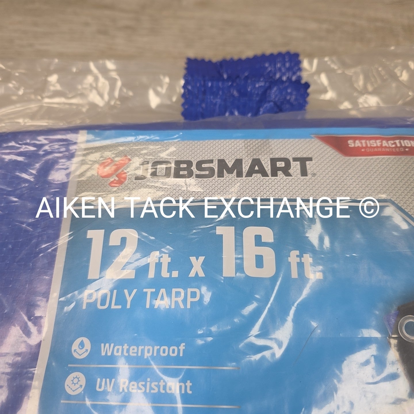 Jobsmart Light Duty Blue Tarp, 12" x 16"