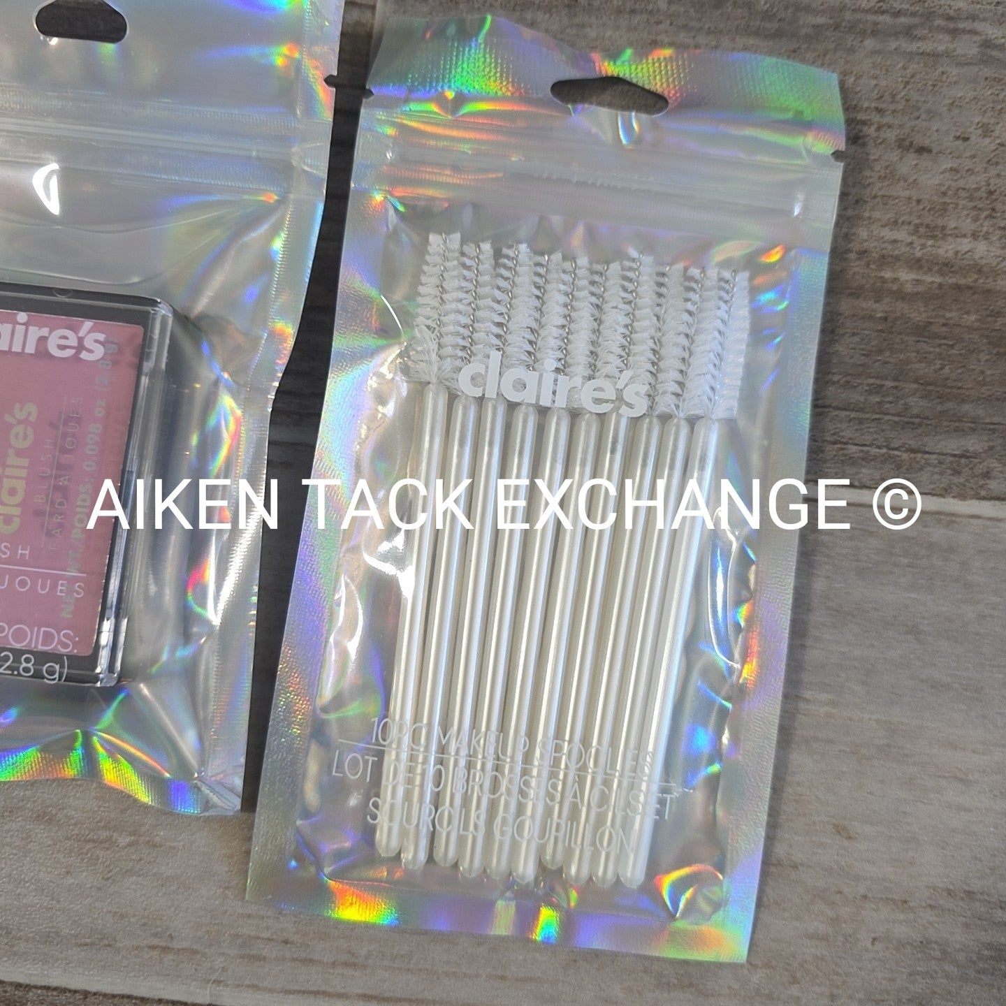 Claire's Makeup Bundle - Blush, Makeup Sponge, Spoolies (10), Eyeshadow