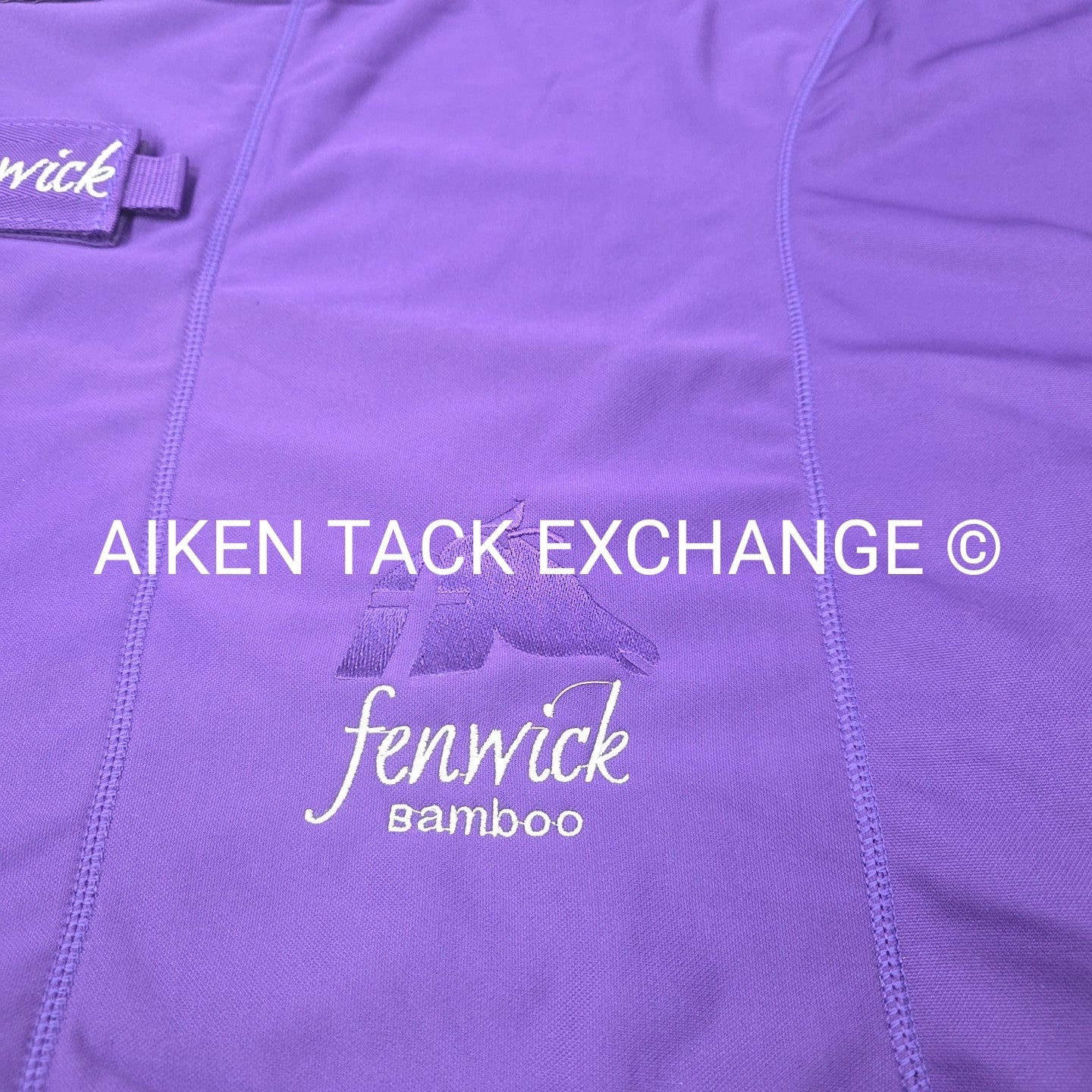 Fenwick Equestrian Therapeutic Bamboo Cooler, Purple, 62"
