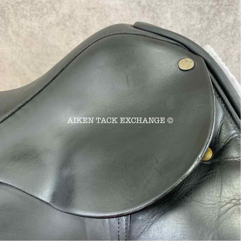 2003 Frank Baines Elegance Dressage Saddle, 17.5" Seat, Medium Tree, Wool Flocked Panels