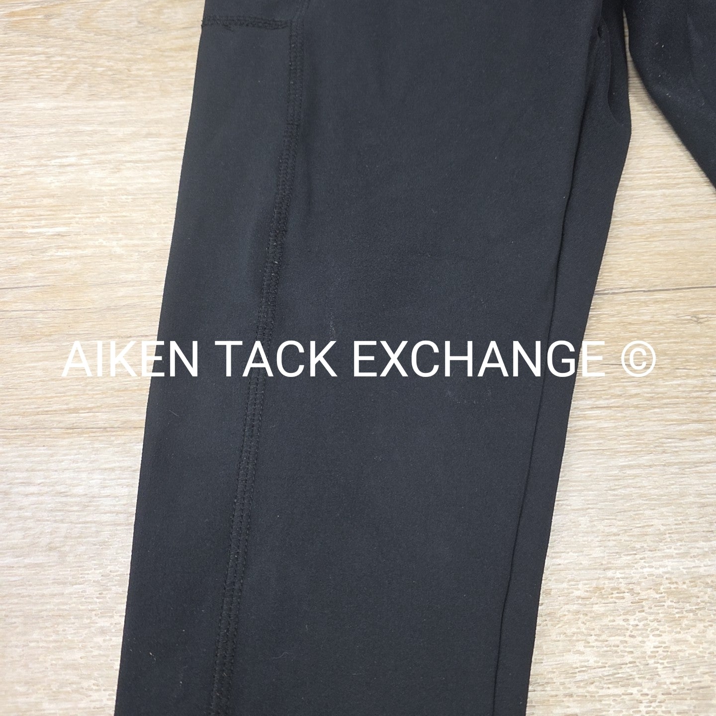 Danskin High-Rise Athletic Leggings wtih Pockets, Black, Women's Size Large
