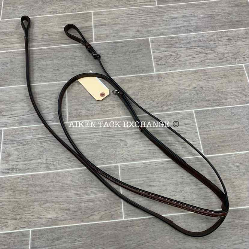 KL Select Red Barn Round Raised Standing Fancy Stitch Martingale, Size Cob