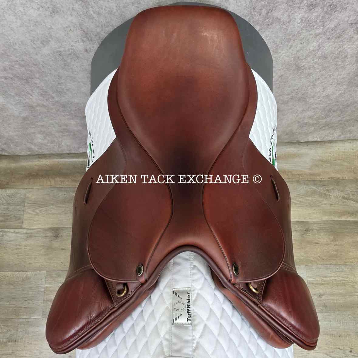 Thornhill Pro-Trainer 24K Platinum Series Close Contact Jump Saddle, 16.5" Seat, Medium Tree, Foam Panels