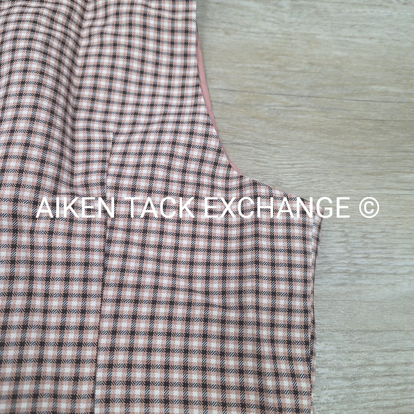 Allegra K Plaid Vest, Size Large