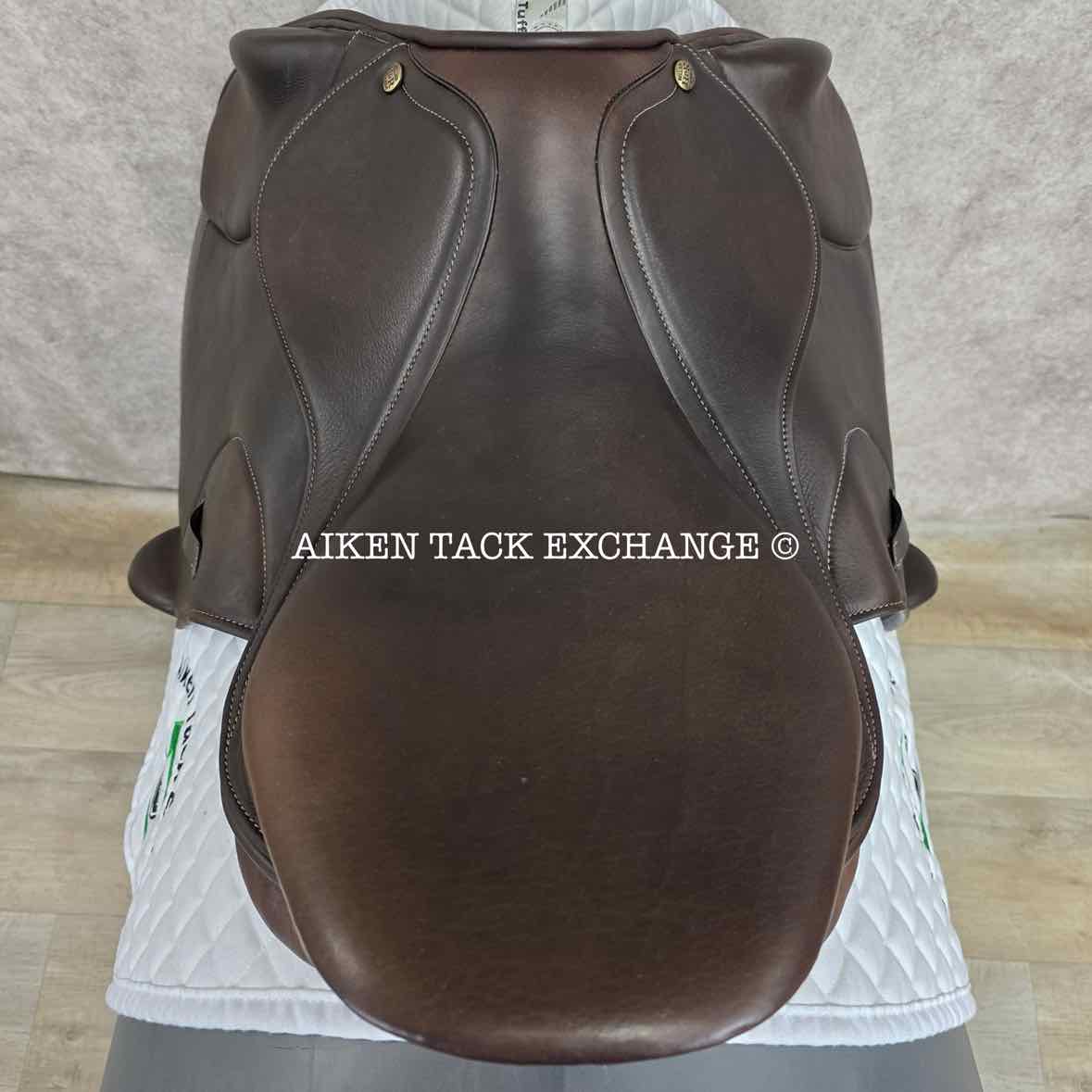 HDR - Henri de Rivel Phoenix IGP Monoflap Jump Saddle, 18" Seat, Adjustable Tree - Changeable Gullet, Foam Panels