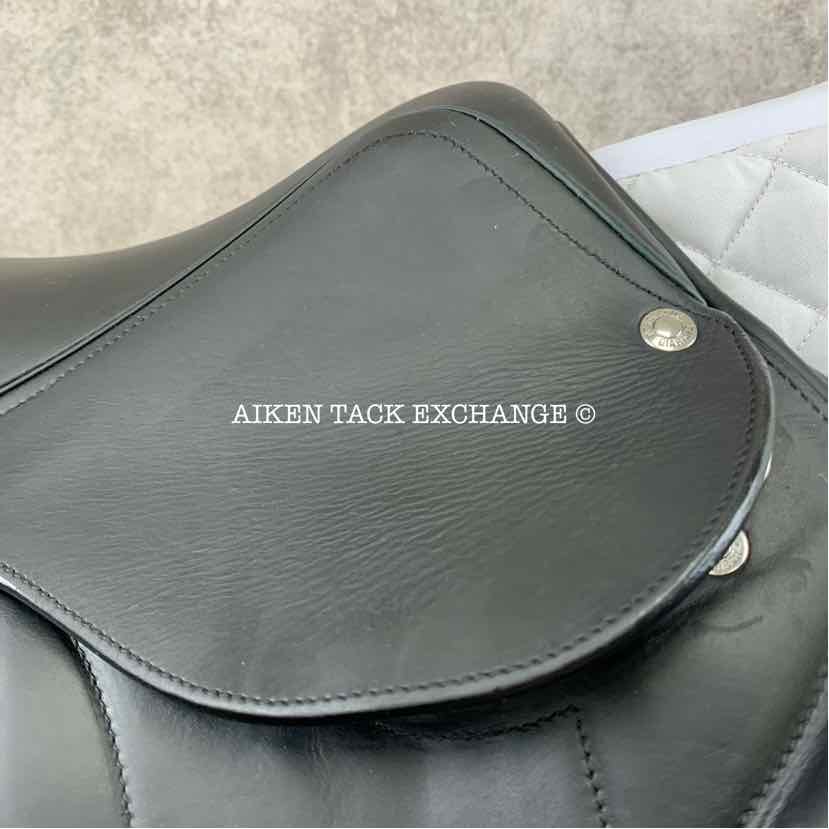2022 Devoucoux Chiberta O Monoflap Jump Saddle, 17.5" Seat, 2A Flap, Medium Wide Tree, D3D Panels, Buffalo Leather