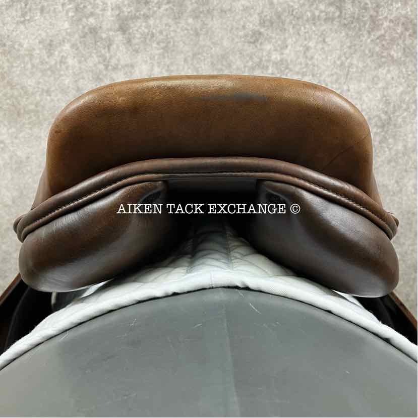 2014 Marcel Toulouse Annice Platinum Genesis Close Contact Jump Saddle, 17.5" Seat, Adjustable Tree, Wool Flocked Panels