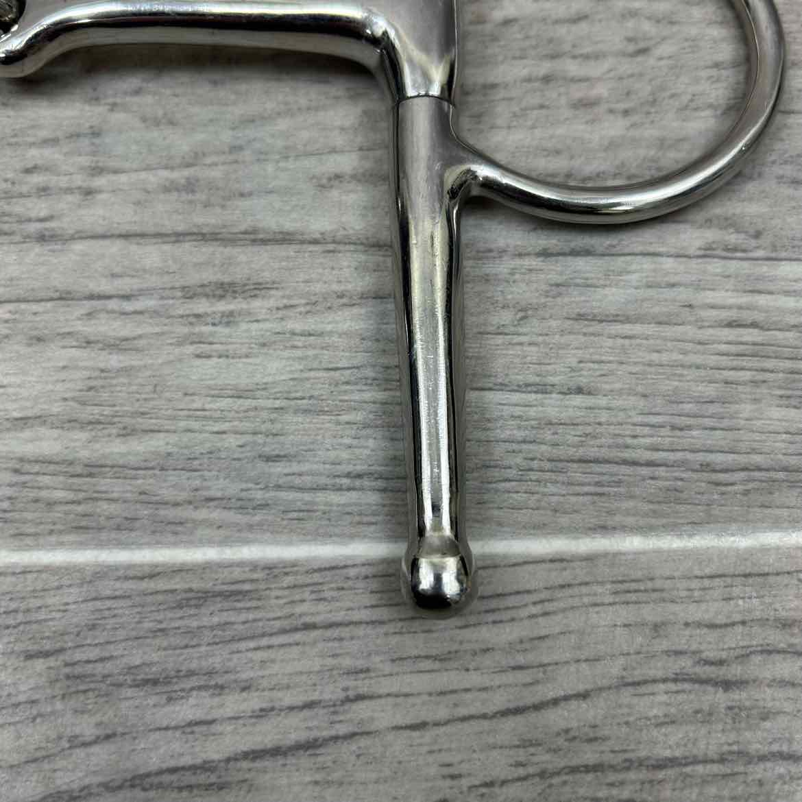 Smucker's Single Joint Large Ring Full Cheek Bit 5.5" (8" Cheeks)
