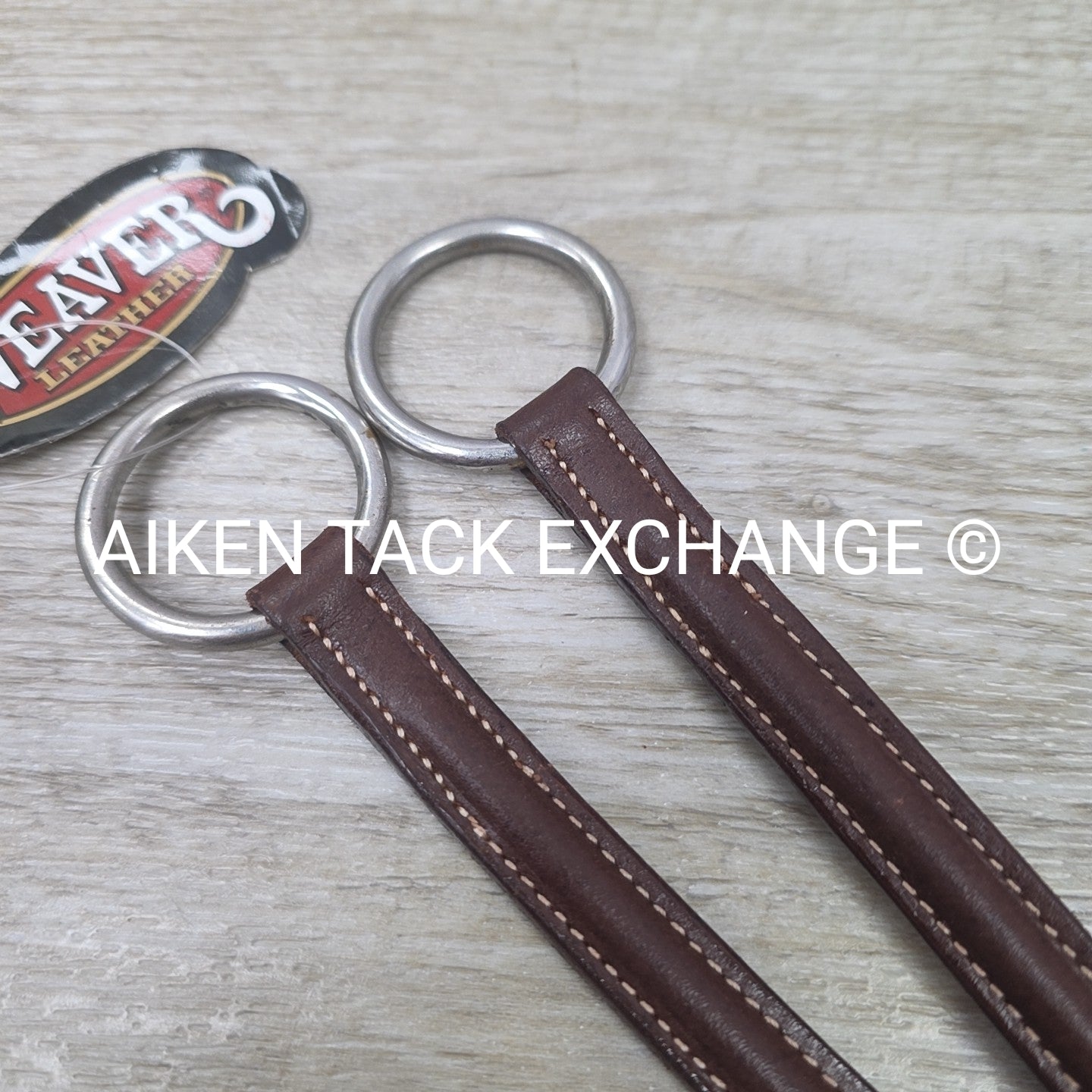 Weaver Leather Fancy Stitched Round Raised Running Martingale Attachment, Brown