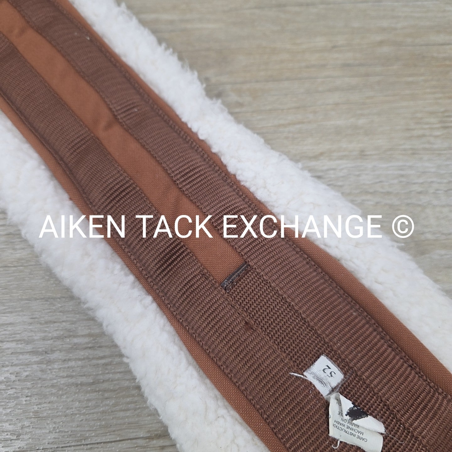 Toklat Fleece Girth with Double End Elastic, Brown, 52"
