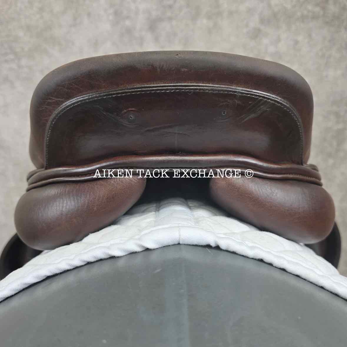 2017 Ovation San Telmo Close Contact Jump Saddle, 18" Seat, Adjustable Tree - XCH Changeable Gullet, Foam Panels