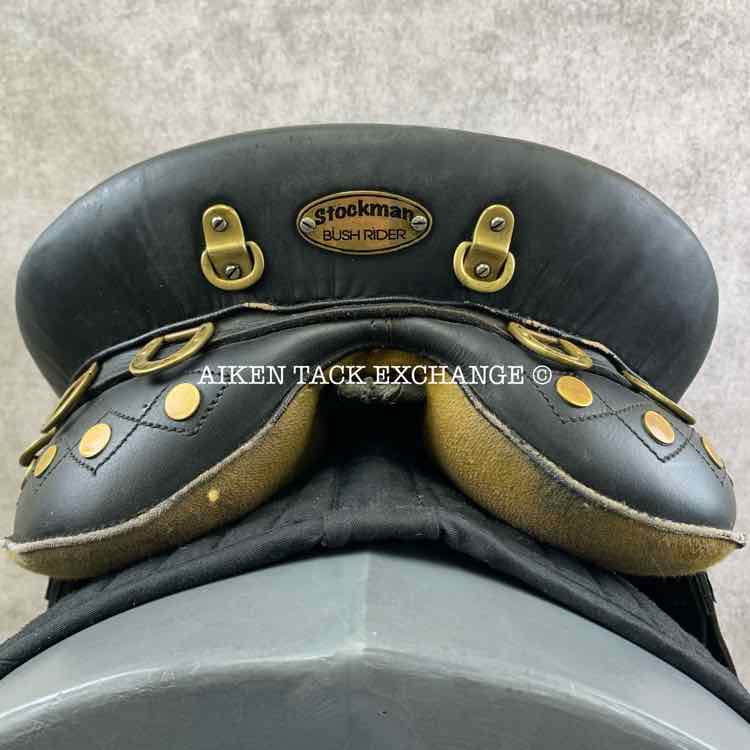 **SOLD** Stockman BushRider Australian Stock Saddle, 19" Seat, Wide Tree