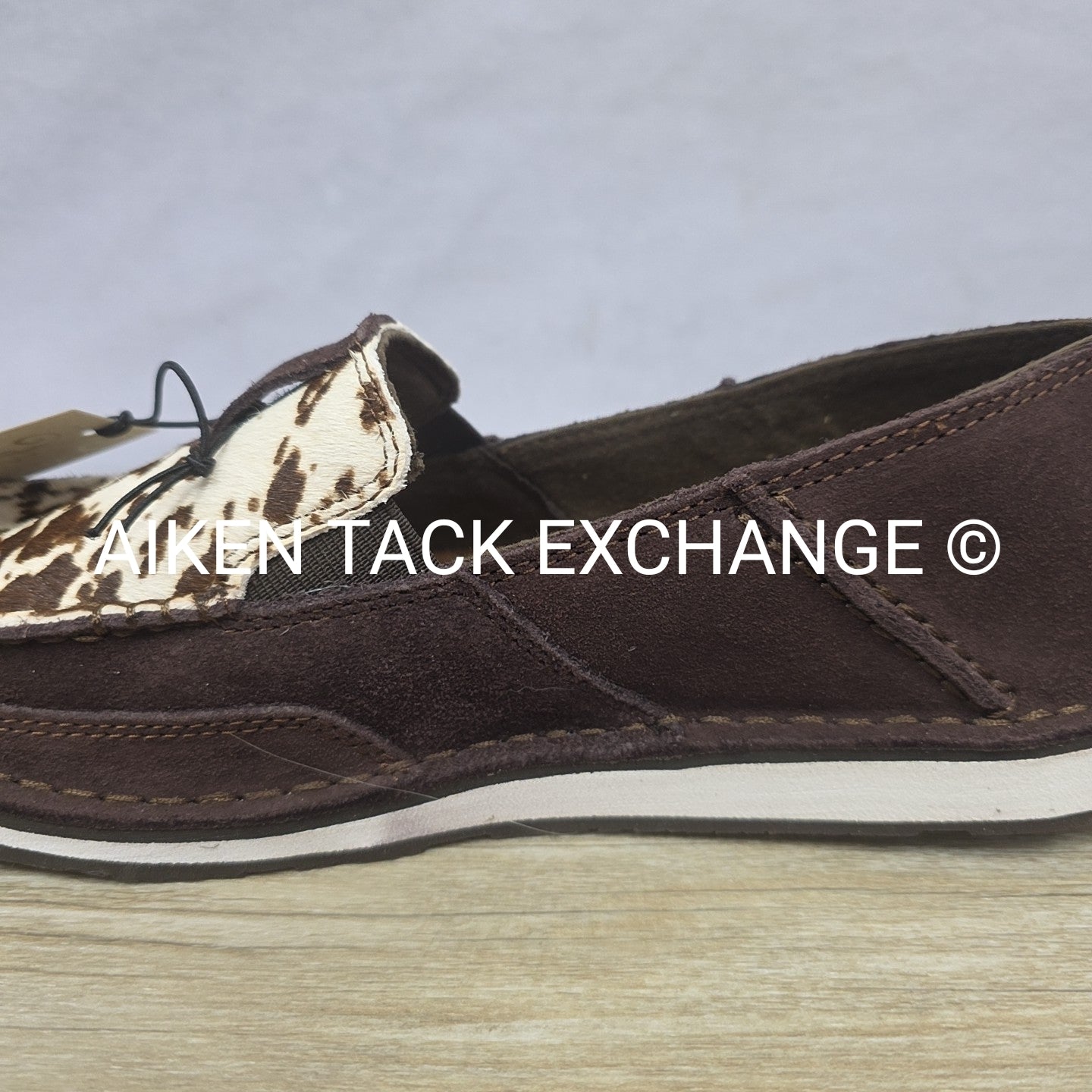 Ariat Chocolate Chip Suede Spotted Hair Cruisers, Brand New, Size 7.5