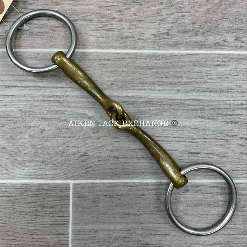 Herm Sprenger Dynamic RS Aurigan Single Joint Loose Ring Bradoon Bit 5.5"