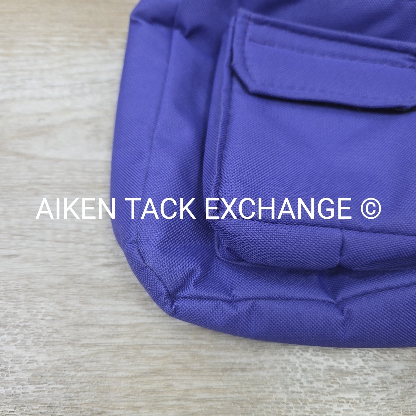 Nylon Multi-Pocket Saddle Bag for Horn, Purple