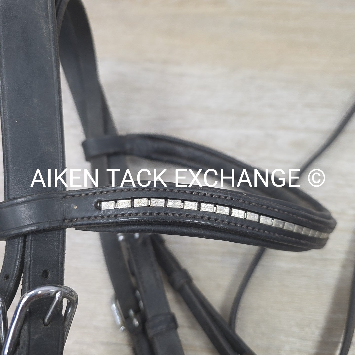 BARGAIN BUNDLE: Dressage Bridle (Missing Flash) with Laced Reins & Flat Leather