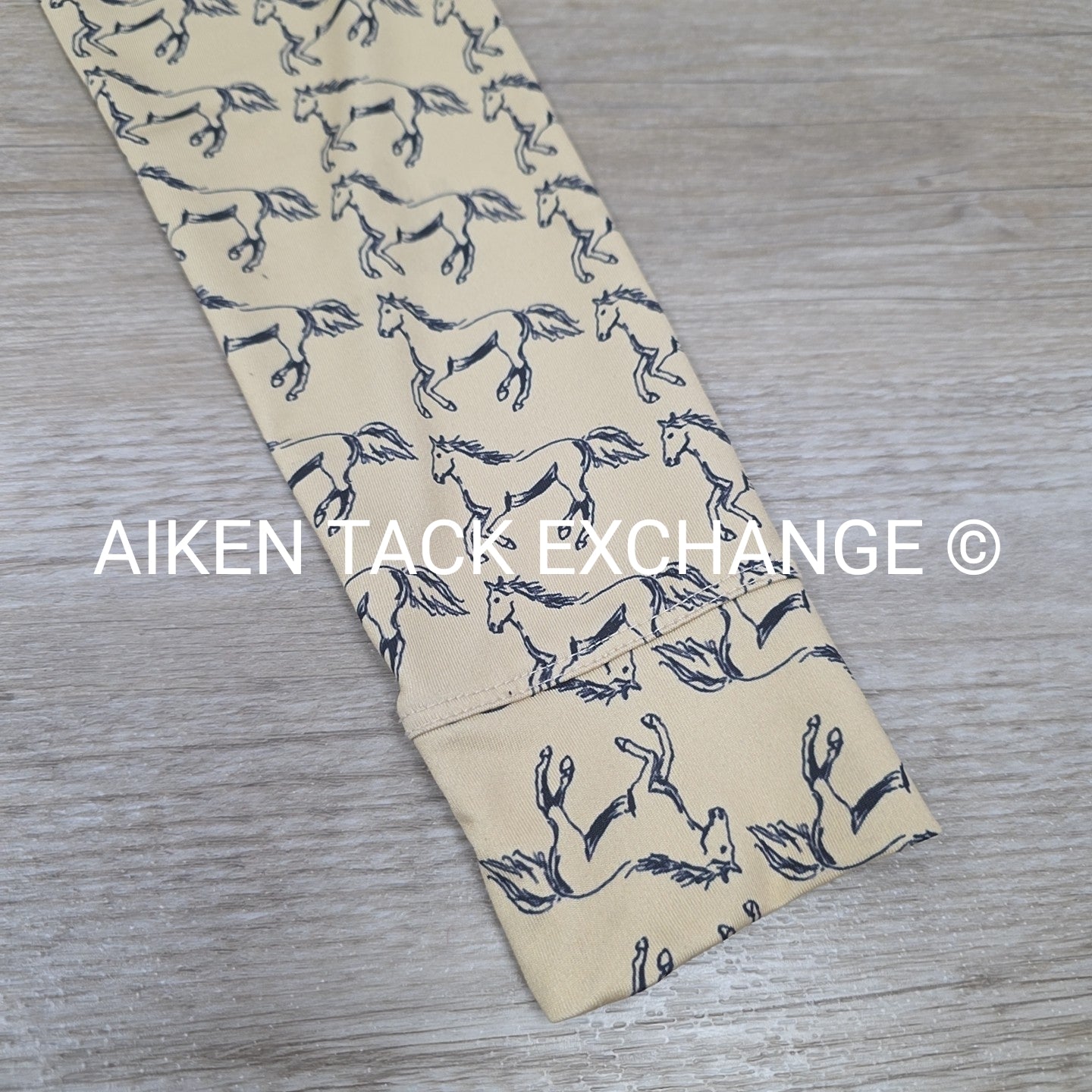 FITS Long Sleeve Winter Tech Shirt, Midnight Navy Horses, Women's Small