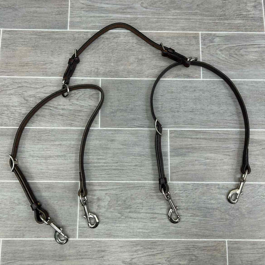 Tory Leather Anti-Grazing Device, Brown, Size Pony, Brand New