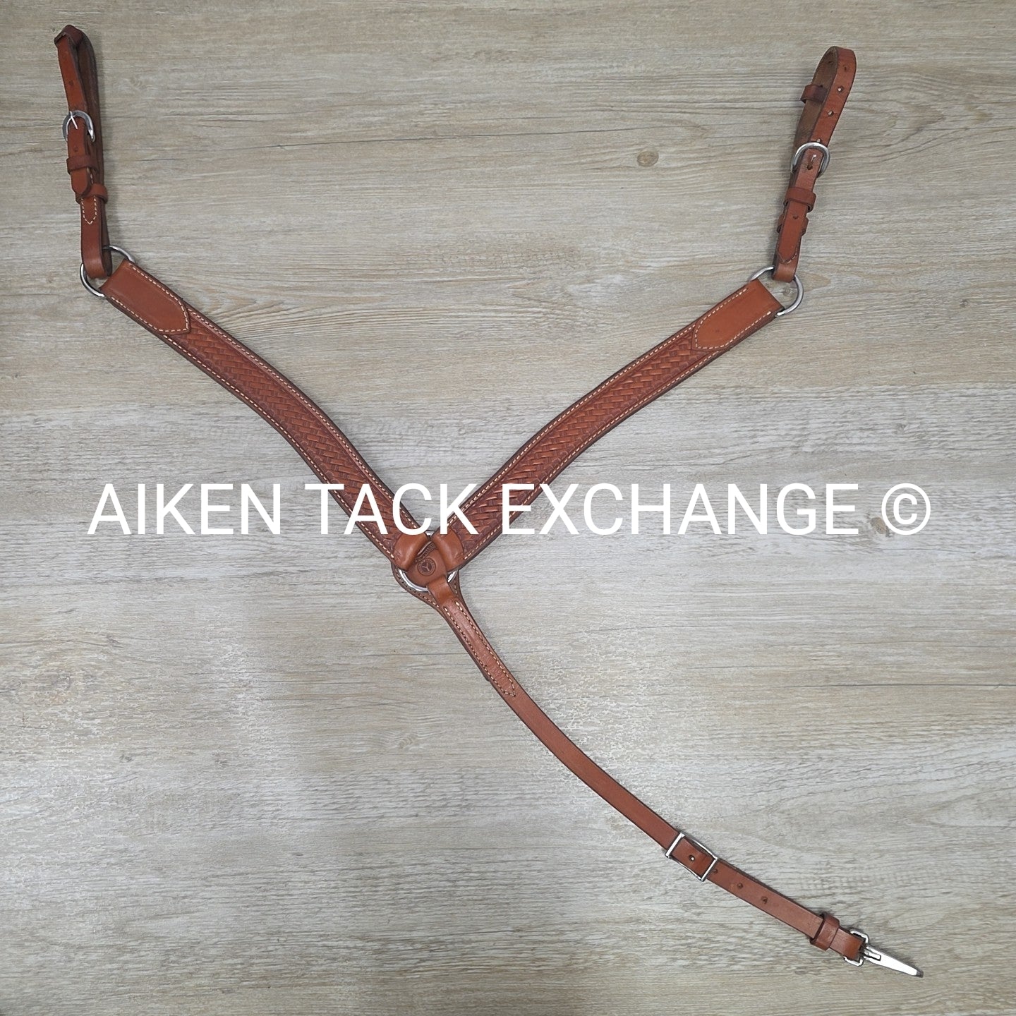Circle Y Western Breastplate, Brown