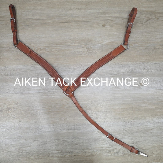 Circle Y Western Breastplate, Brown