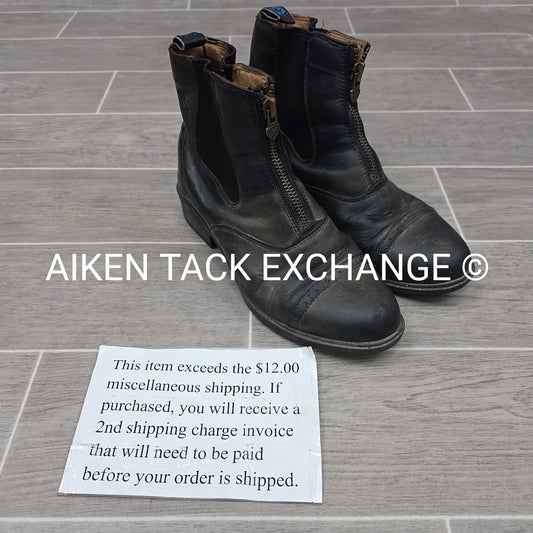 Ariat Devon Zip Paddock Boots, Size 7.5