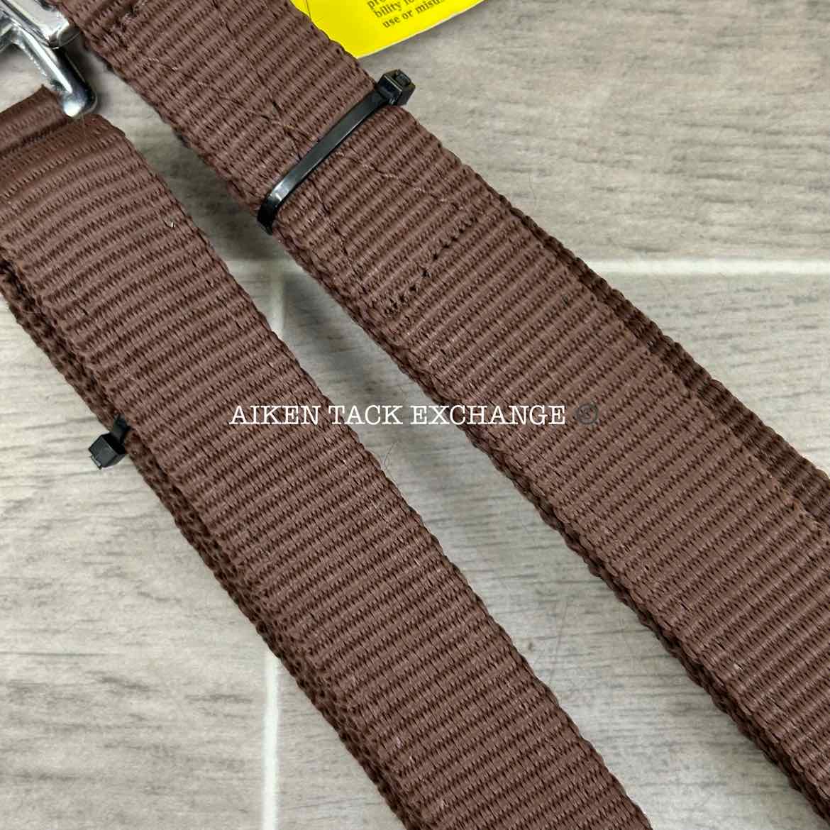 Tough 1 EquiRoyal Nylon Stirrup Straps, Brown, 54"