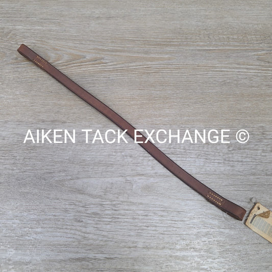 Flat Browband, Brown, Size 14.5"