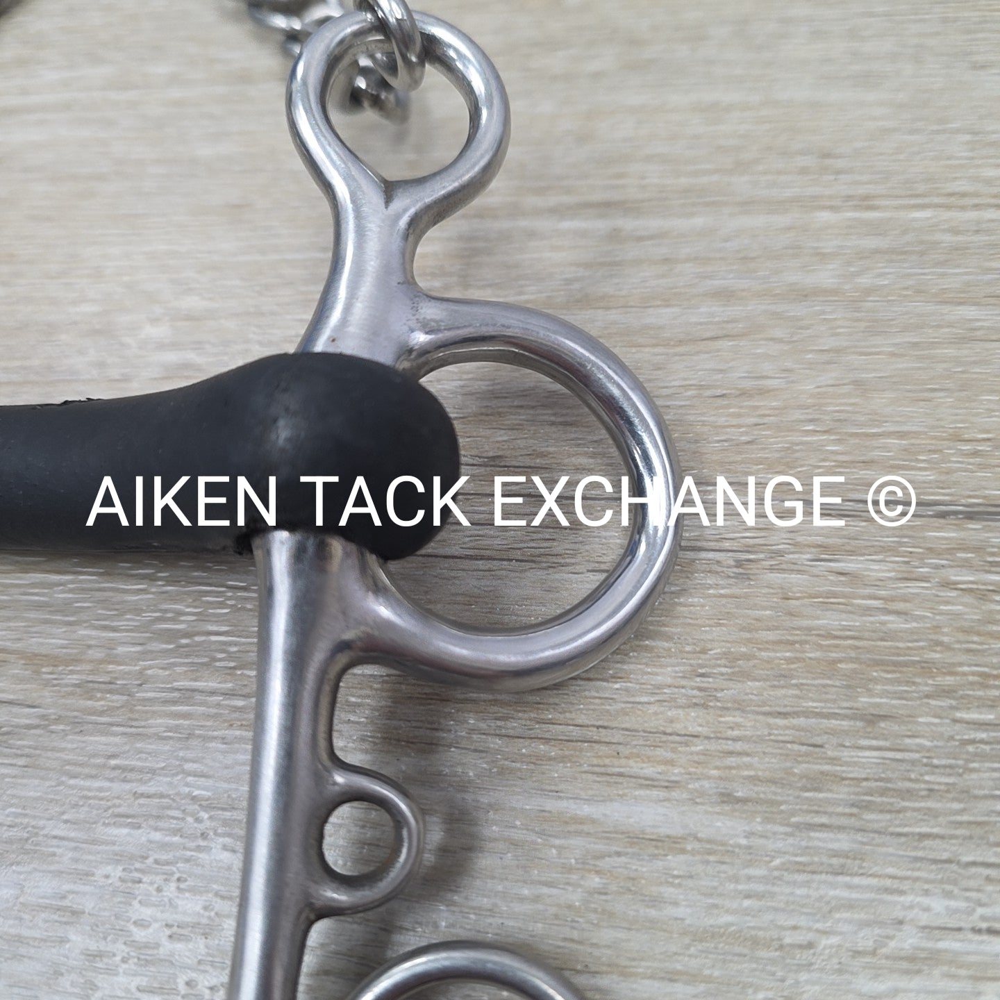 Hard Rubber Mullen Mouth Pelham Bit 5"