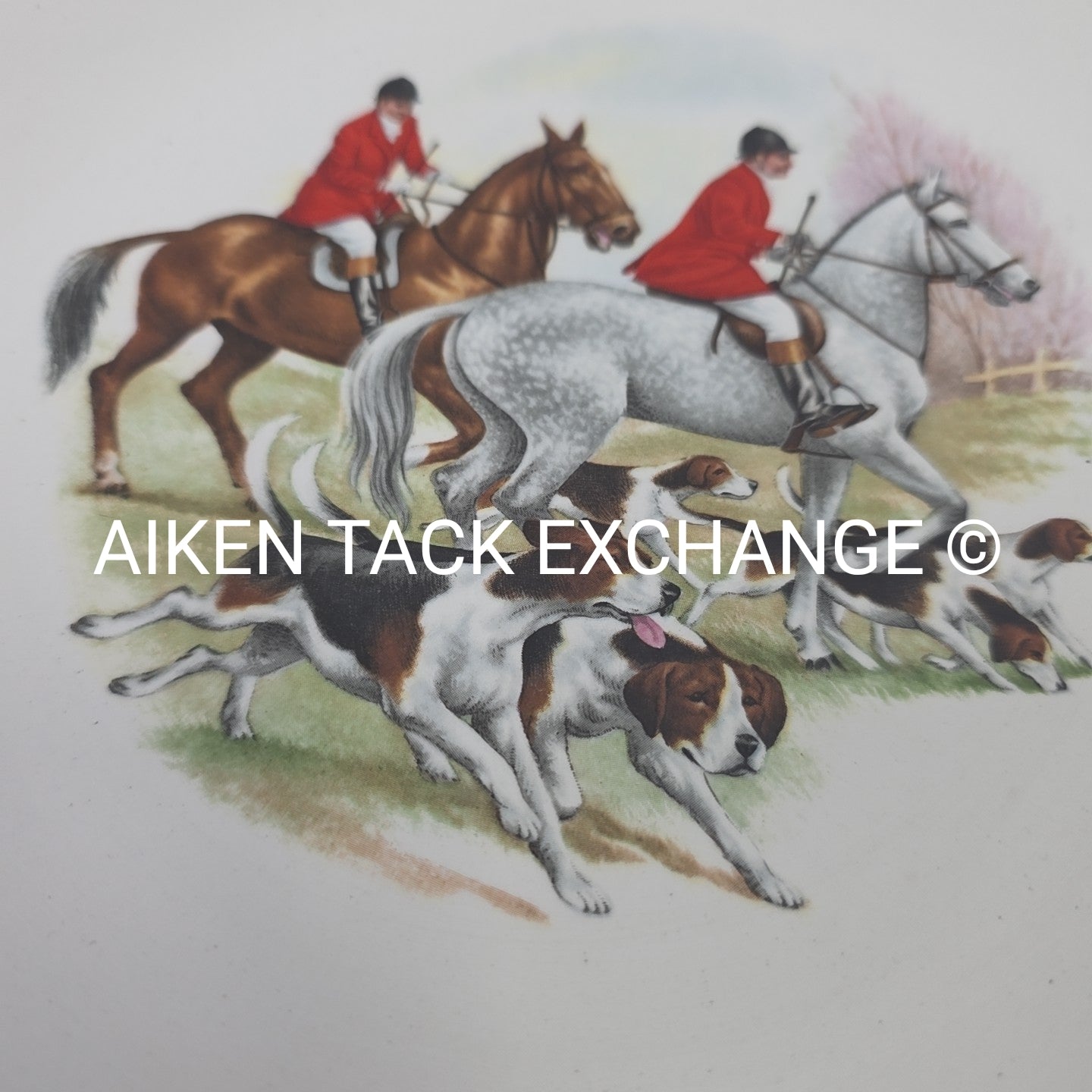 Weatherby Royal Falcon Gift Ware Fox Hunting Plate