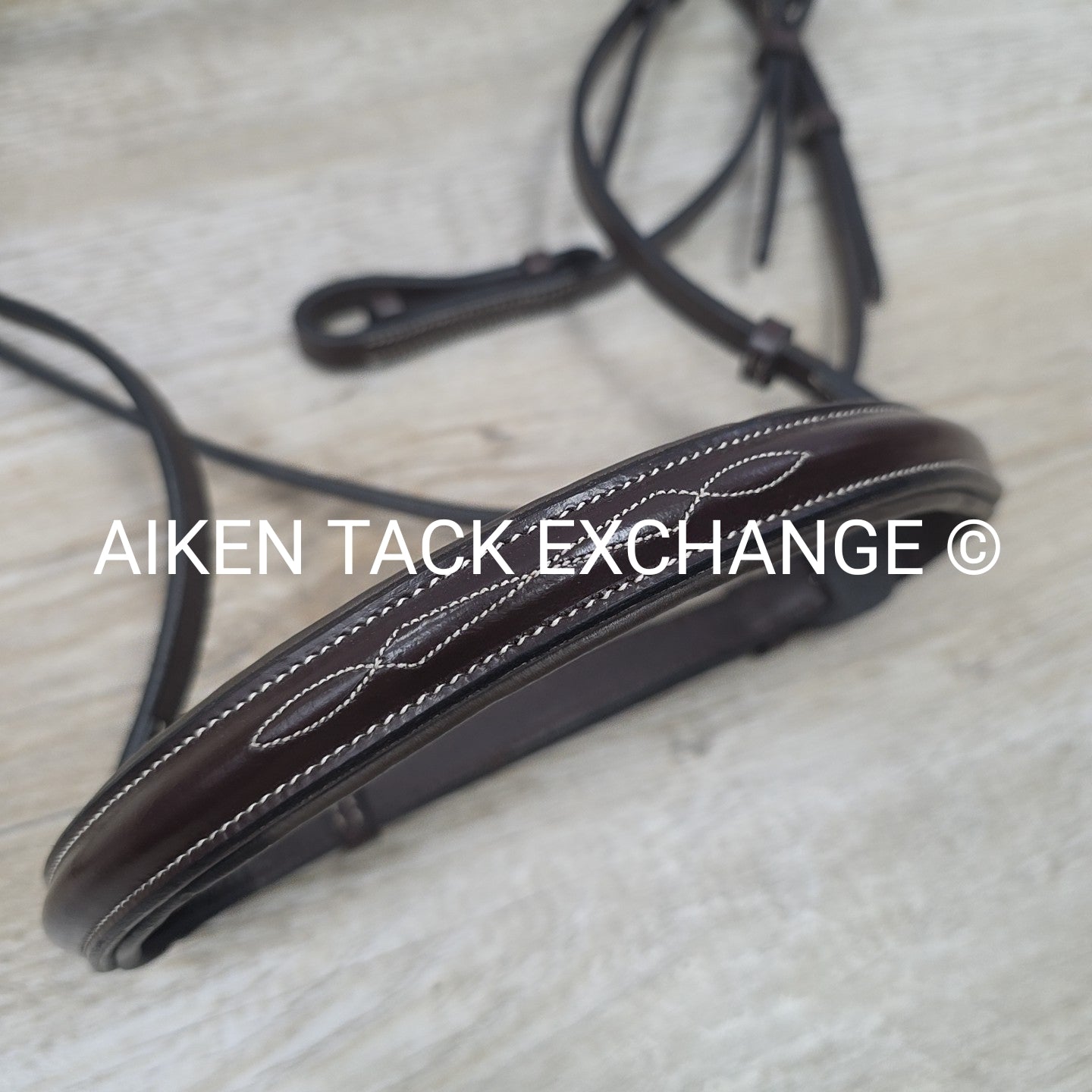 KL Select Black Oak Aster Bridle, No Reins, Oversize