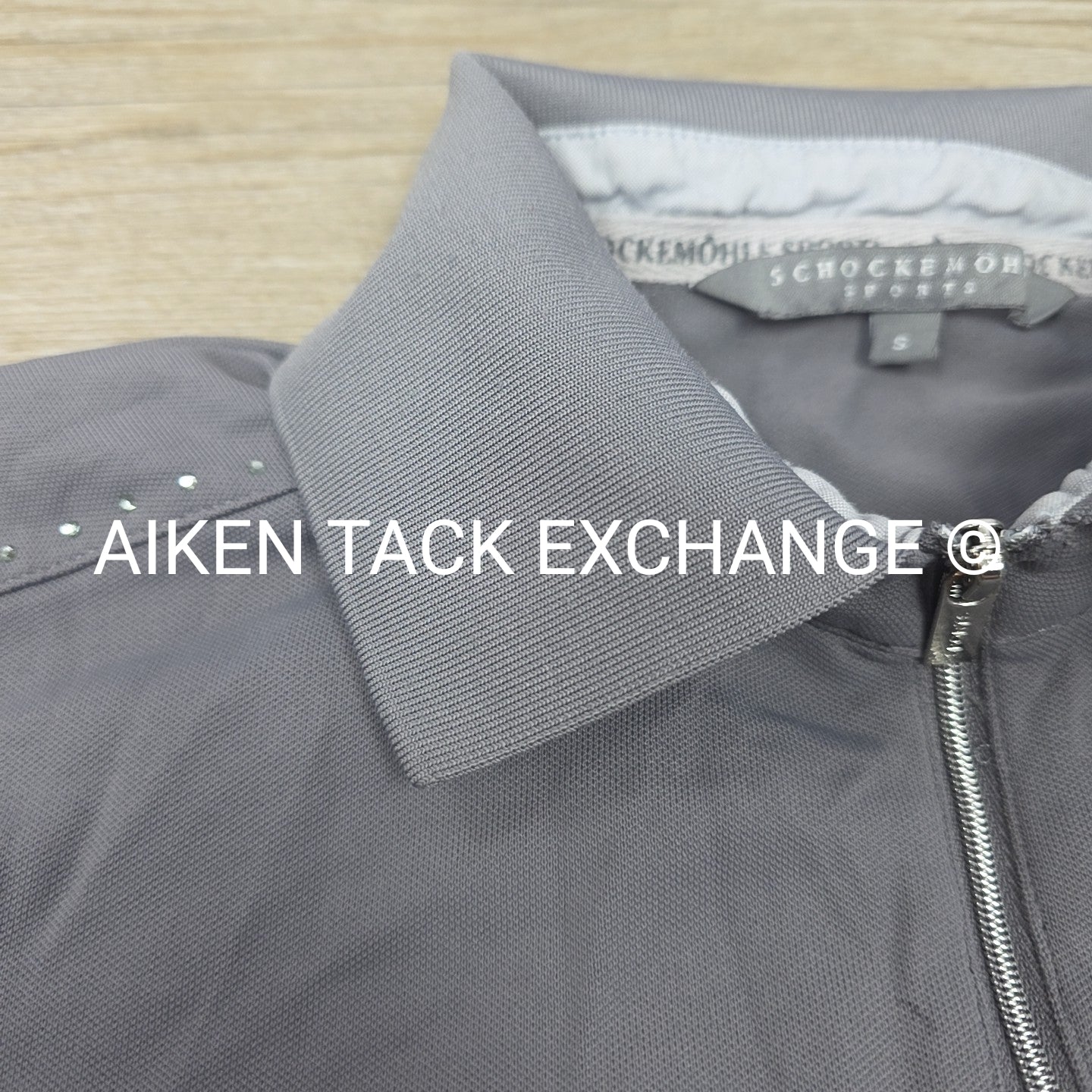 Schockemohle Short Sleeve Polo Top, Size Small