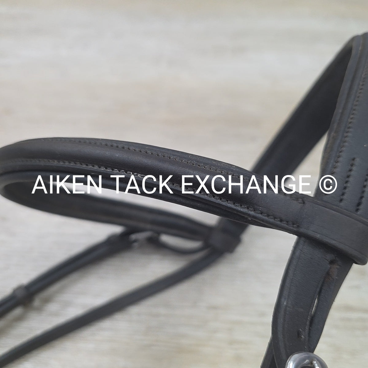 Avalon Plain Raised Bridle, No Noseband, No Reins, Brown, Size X-Full