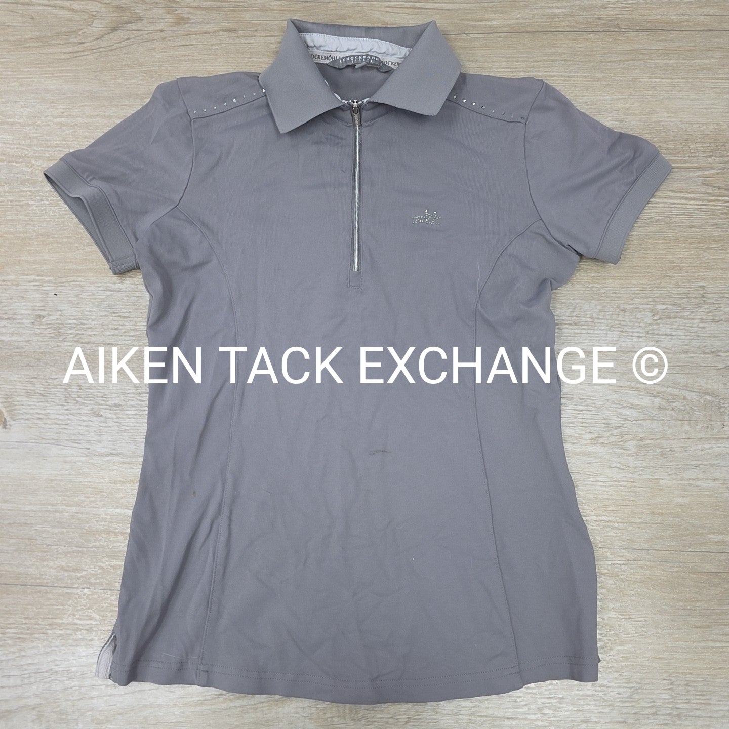 Schockemohle Short Sleeve Polo Top, Size Small