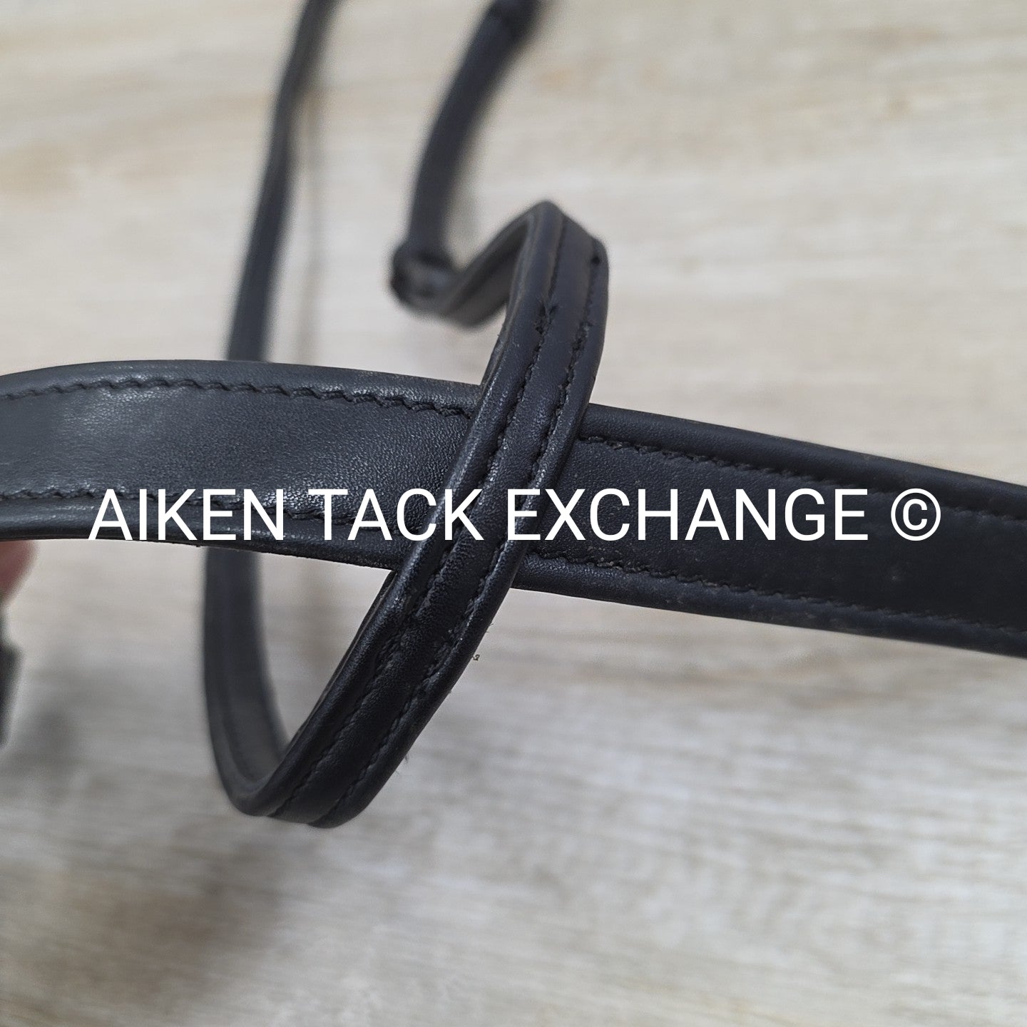 Synthetic Flat Running Martingale, Black, Size Cob