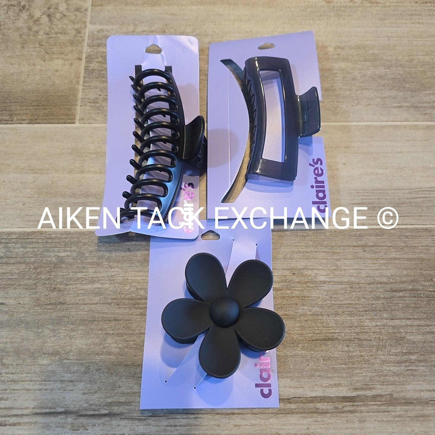 Claire's Claw Clip Bundle - 3 Total