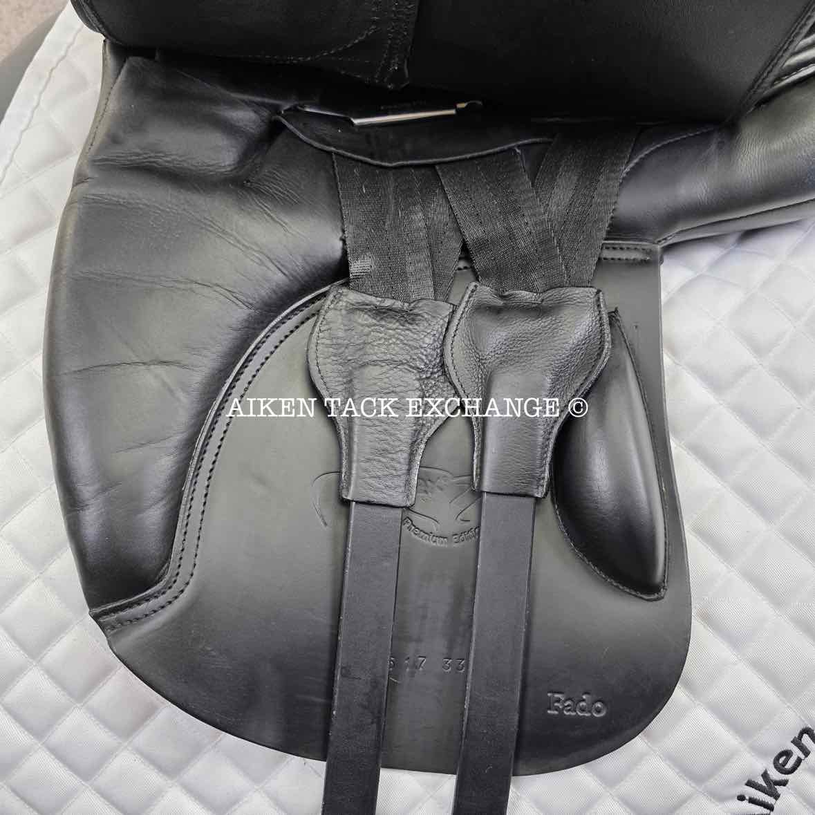 2017 MaxFlex Fado All Purpose Endurance Saddle, 16.5" Seat, X-Wide Tree, Wool Flocked Panels