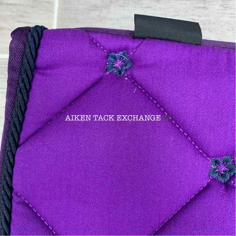 Centaur Hibiscus All Purpose Saddle Pad, Purple, Brand New