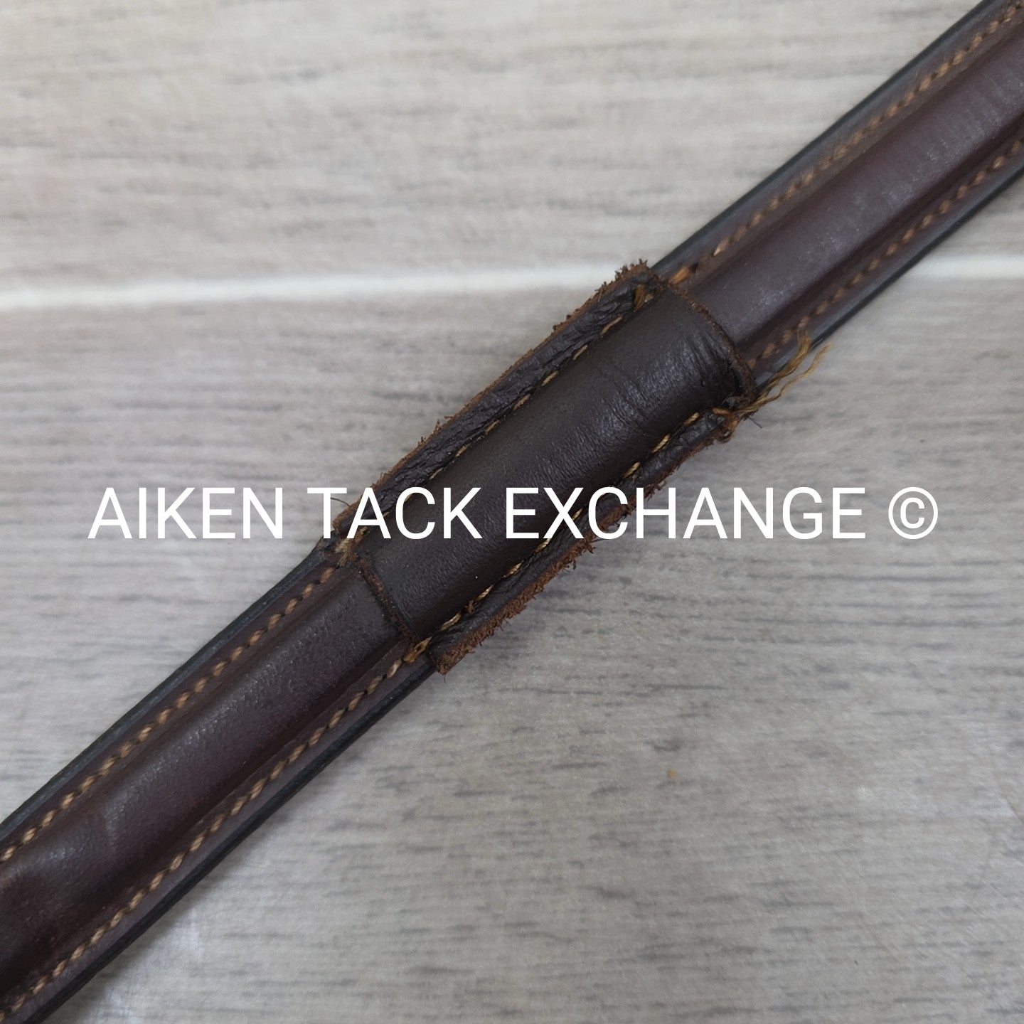 Dy'on Plain Square Raised Standing Martingale, Brown, Size Full