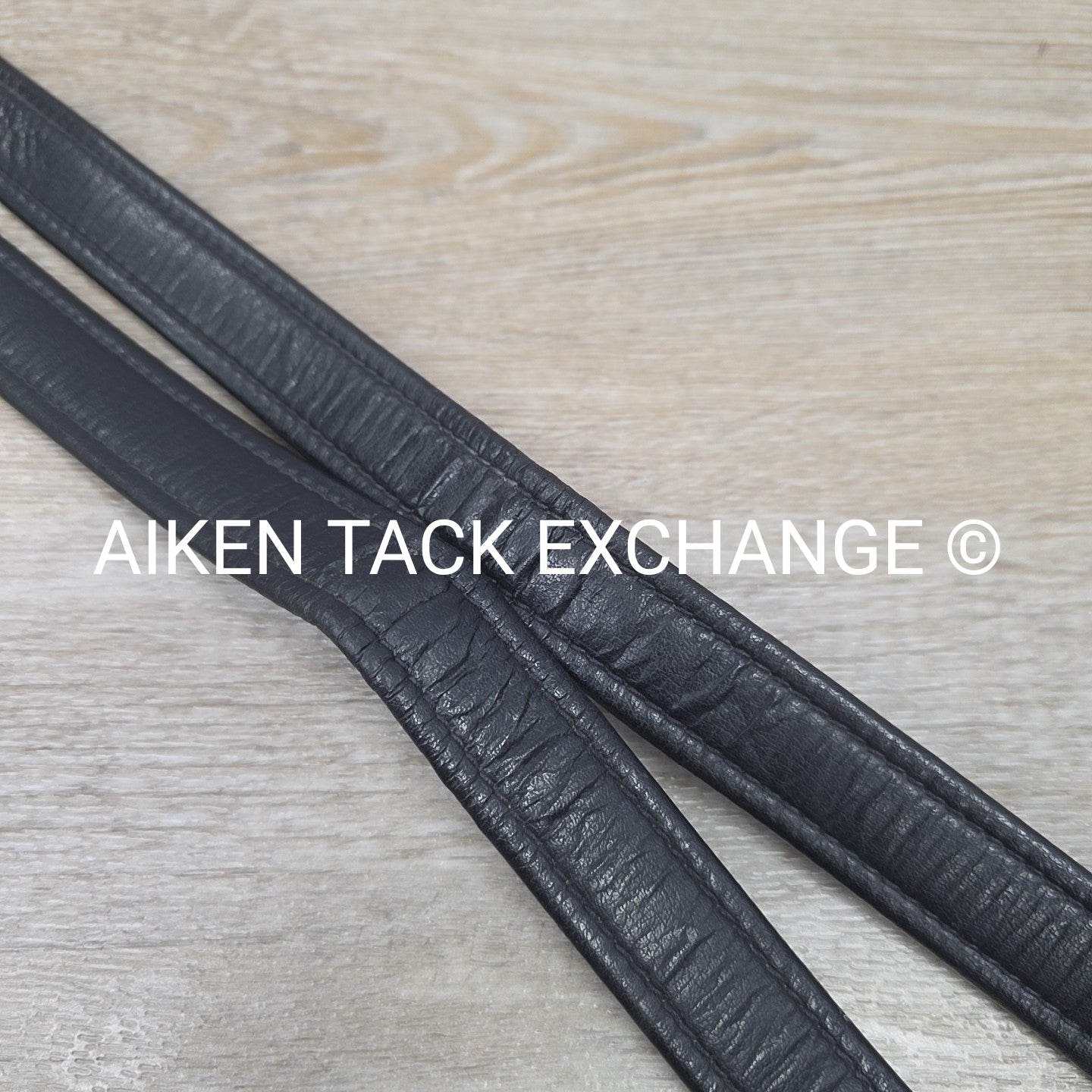 English Stirrup Leathers, Black, 58"