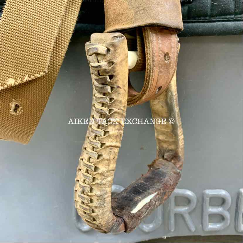 **SOLD** 1996 Bob Marshall by Circle Y 3520 Treeless Barrel Racing Western Saddle, 14" - 14.5" Seat